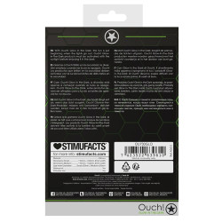 Ouch! Glow Lot de 2 Cockrings phosphorescents Glow Ring 33mm